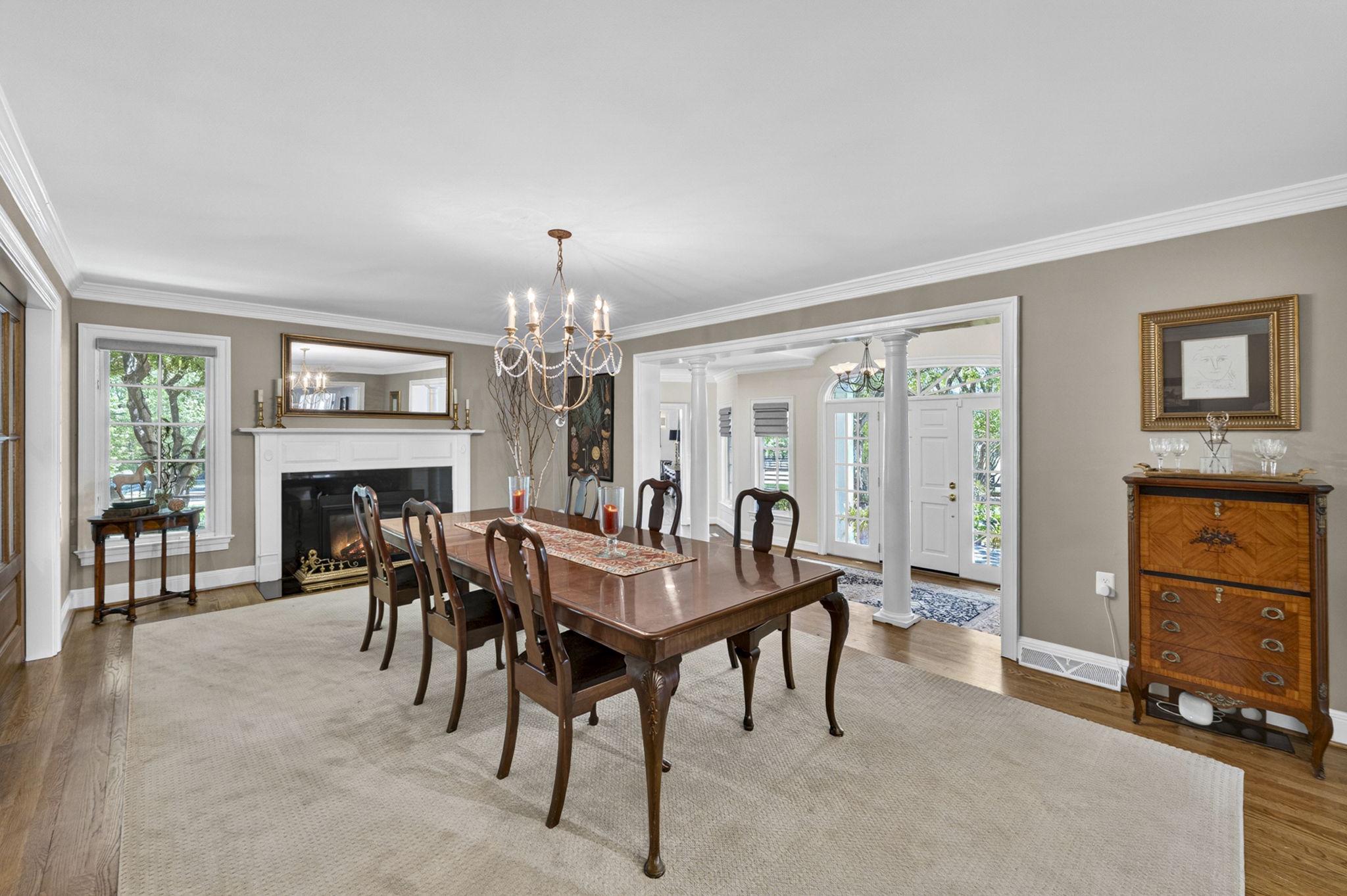 23559 Parsons Road Middleburg, VA 20117 - Photo 16 of 75 a view of a dining room with furniture window and outside view