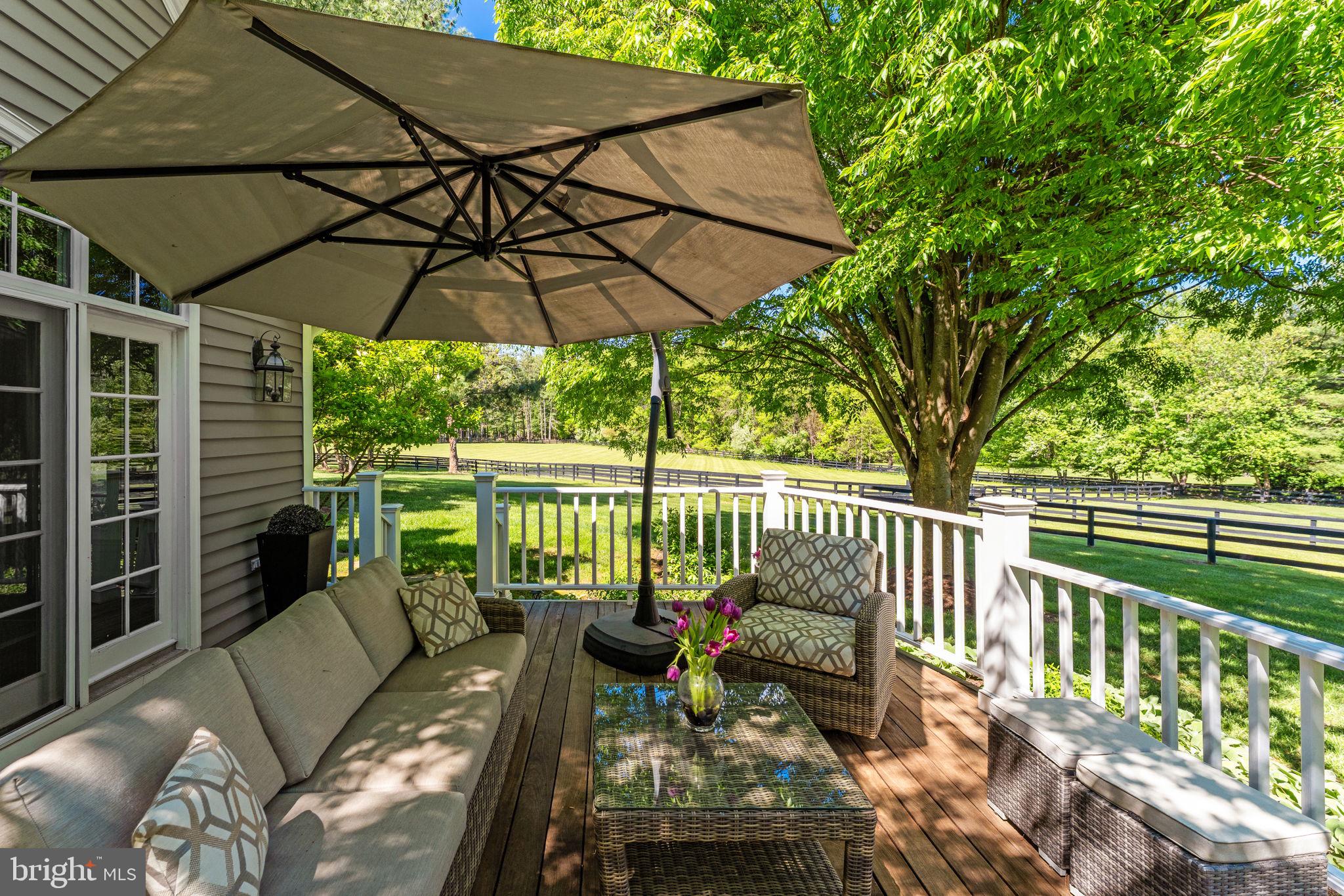 23559 Parsons Road Middleburg, VA 20117 - Photo 50 of 75 Serene deck with lush green views.