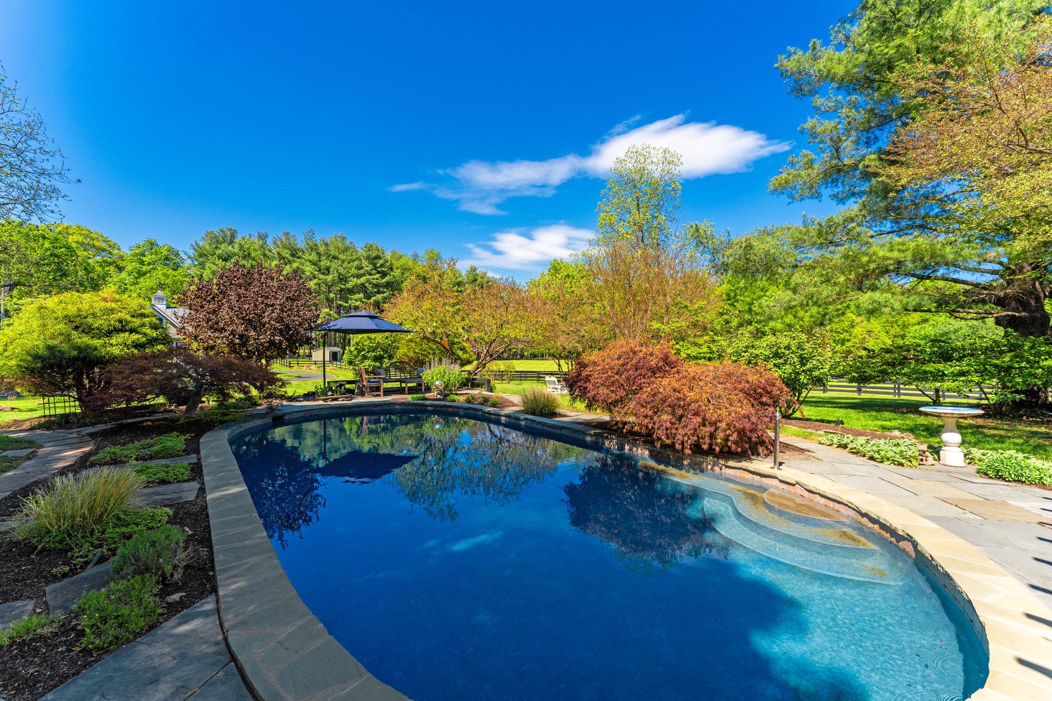 23559 Parsons Road Middleburg, VA 20117 - Photo 54 of 75 a view of a swimming pool with a yard