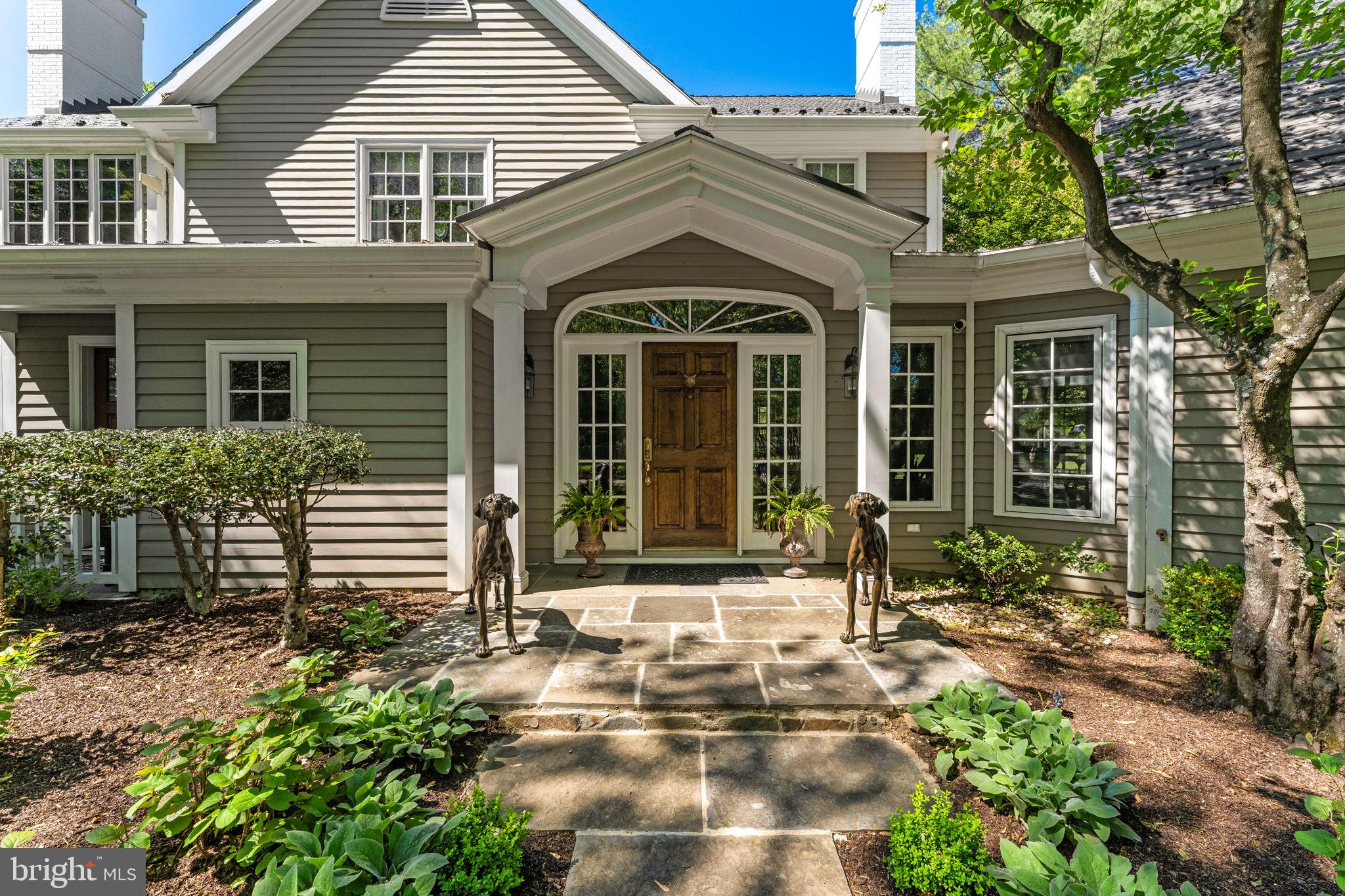 23559 Parsons Road Middleburg, VA 20117 - Photo 70 of 75 Charming entrance with elegant landscaping.