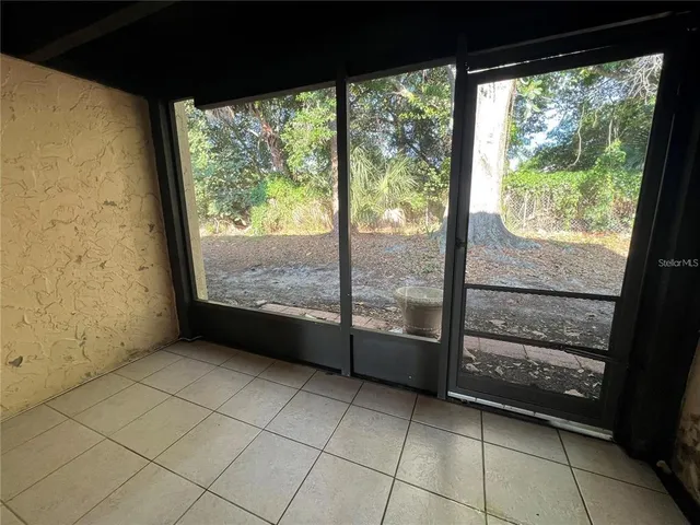 a view of a room with window