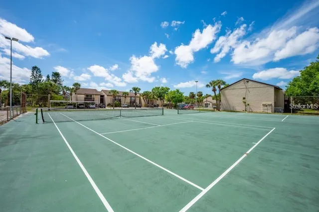 a view of a tennis court