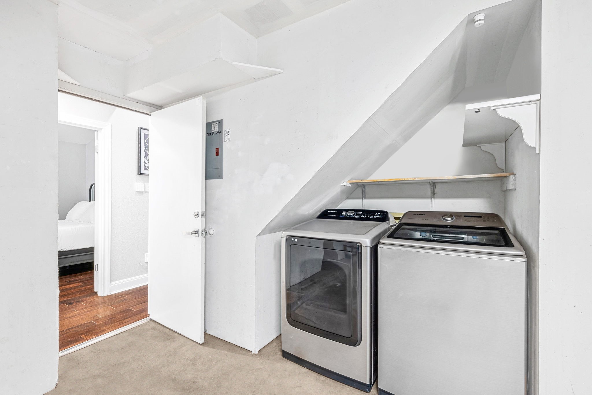7601 Dallas Drive Austin, TX 78729 - Photo 18 of 20 a view of a kitchen with a stove top oven
