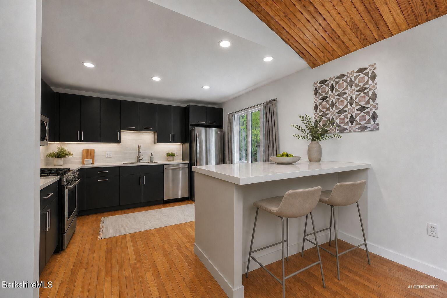 1862 Home Road Sheffield, MA 01230 - Photo 17 of 35 Kitchen Virtually Staged