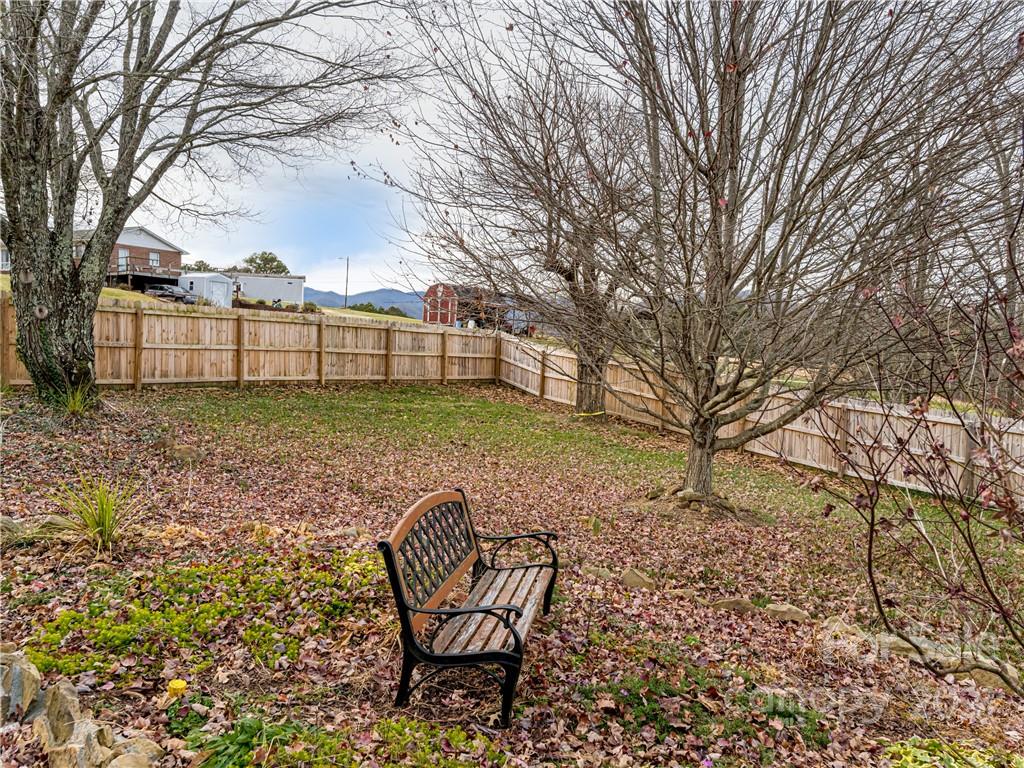 333 Gouges Branch Road Leicester, NC 28748 - Photo 48 of 48 a view of a backyard with plants and trees
