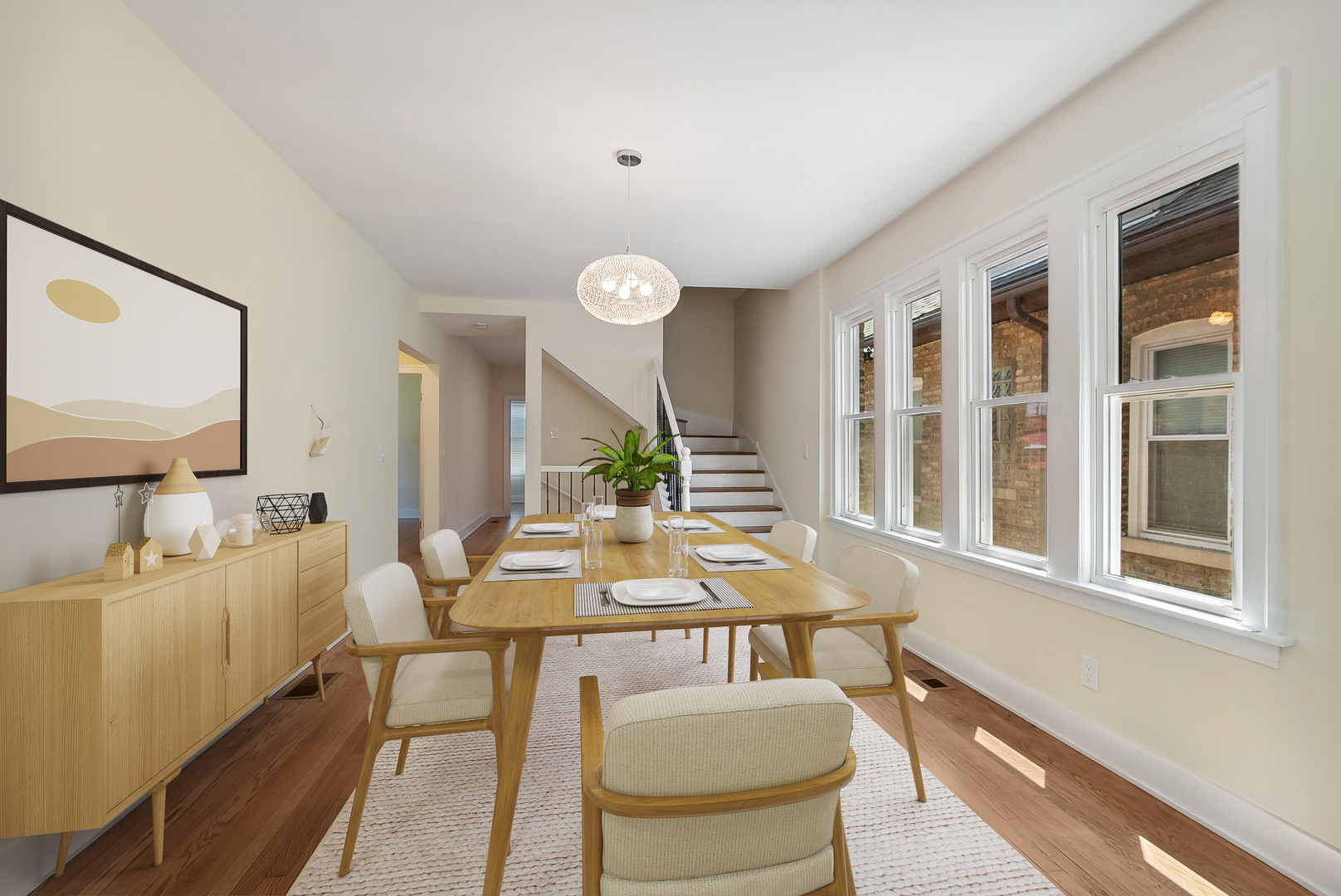 8325 South Perry Avenue Chicago, IL 60620 - Photo 4 of 15 a living room with furniture and a large window