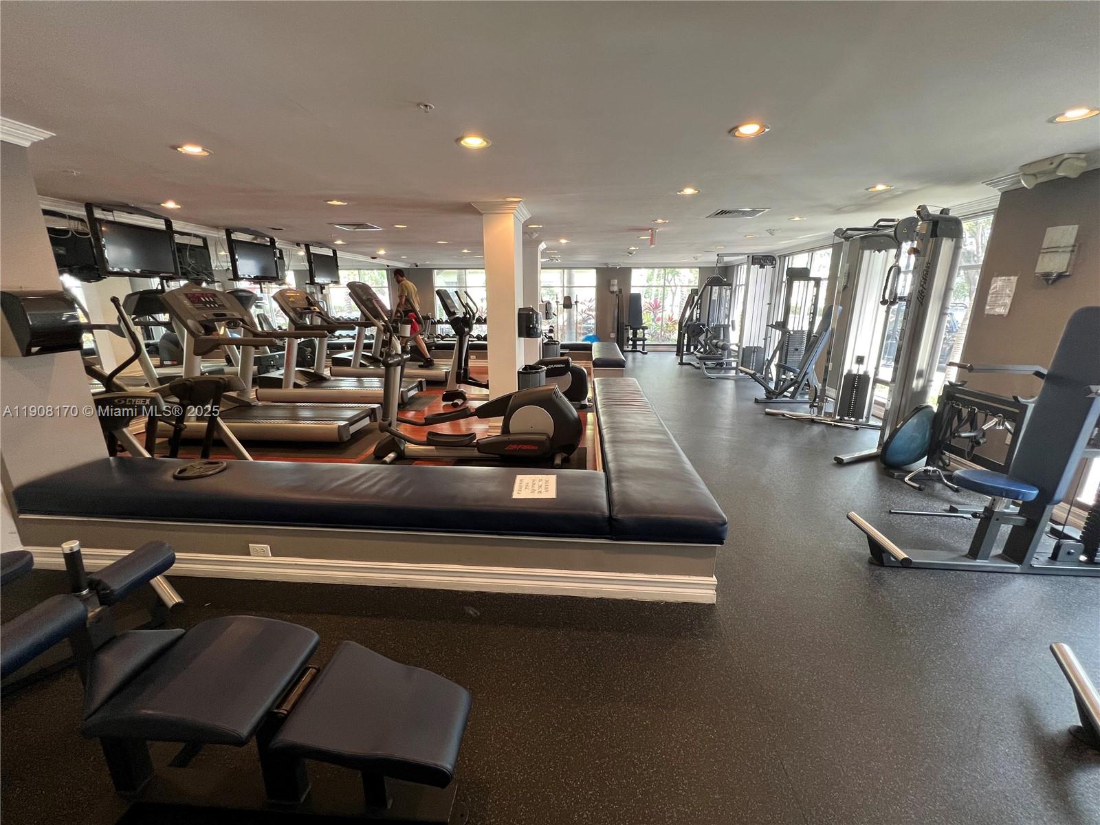 1919 Van Buren Street, Unit 720A Hollywood, FL 33020 - Photo 15 of 22 a view of a room with gym equipment