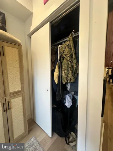 a view of walk in closet