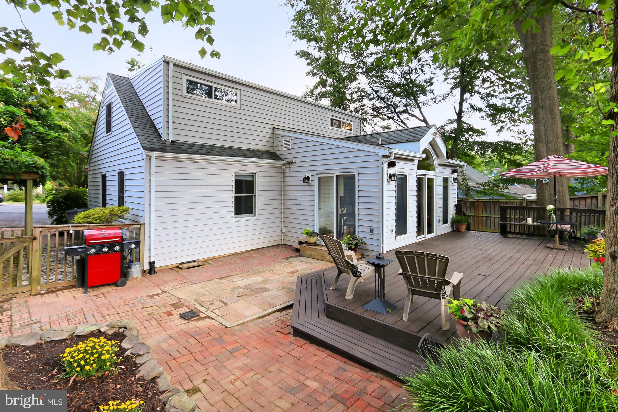 3123 Cofer Road Falls Church, VA 22042 - Photo 37 of 42 Brick patio off dining room - perfect for grilling