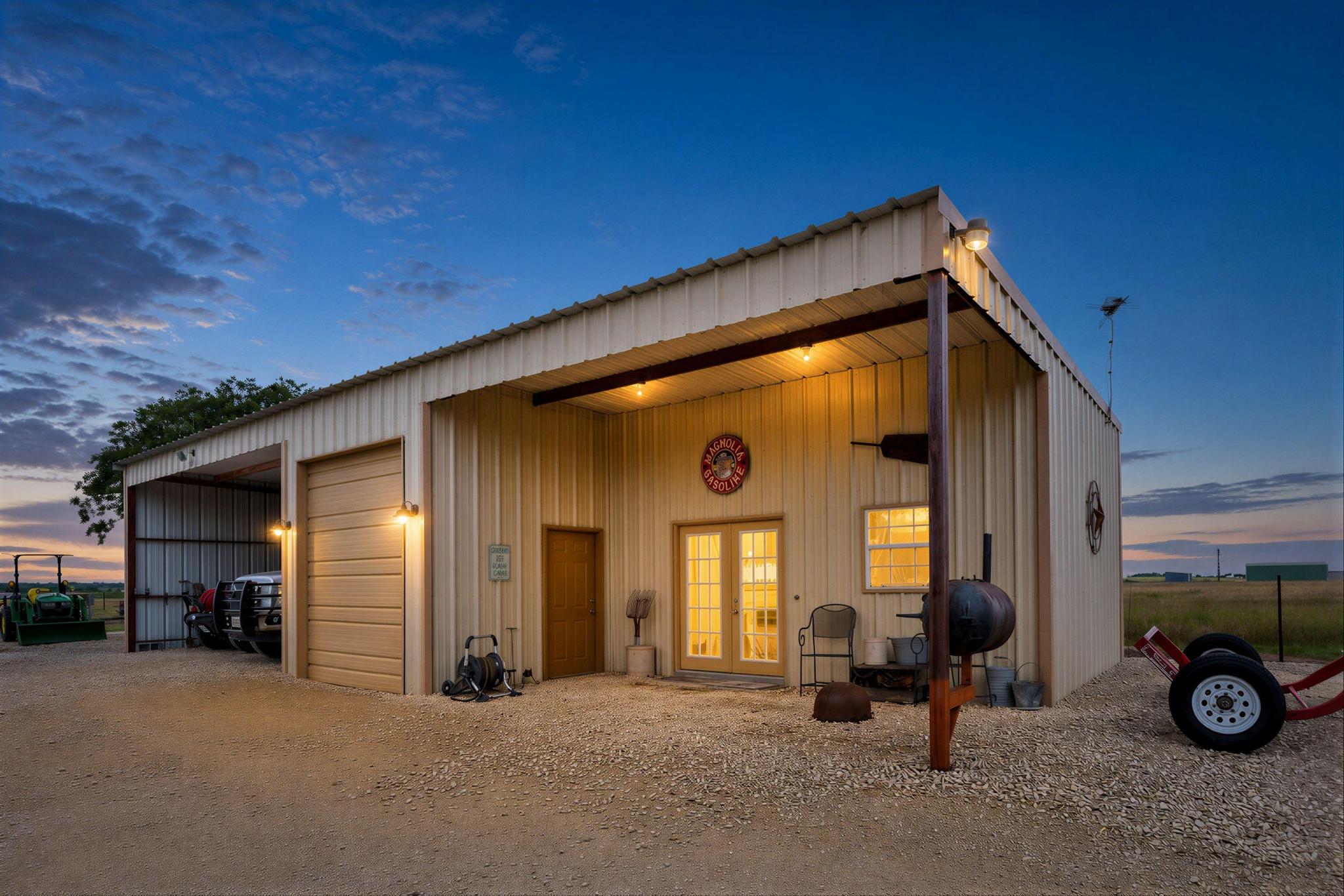 19000 Farm To Market Road 971 Granger, TX 76530 - Photo 29 of 40 The spacious barn welcomes you with a front porch.