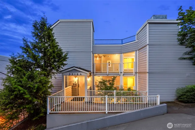 a view of a balcony and window