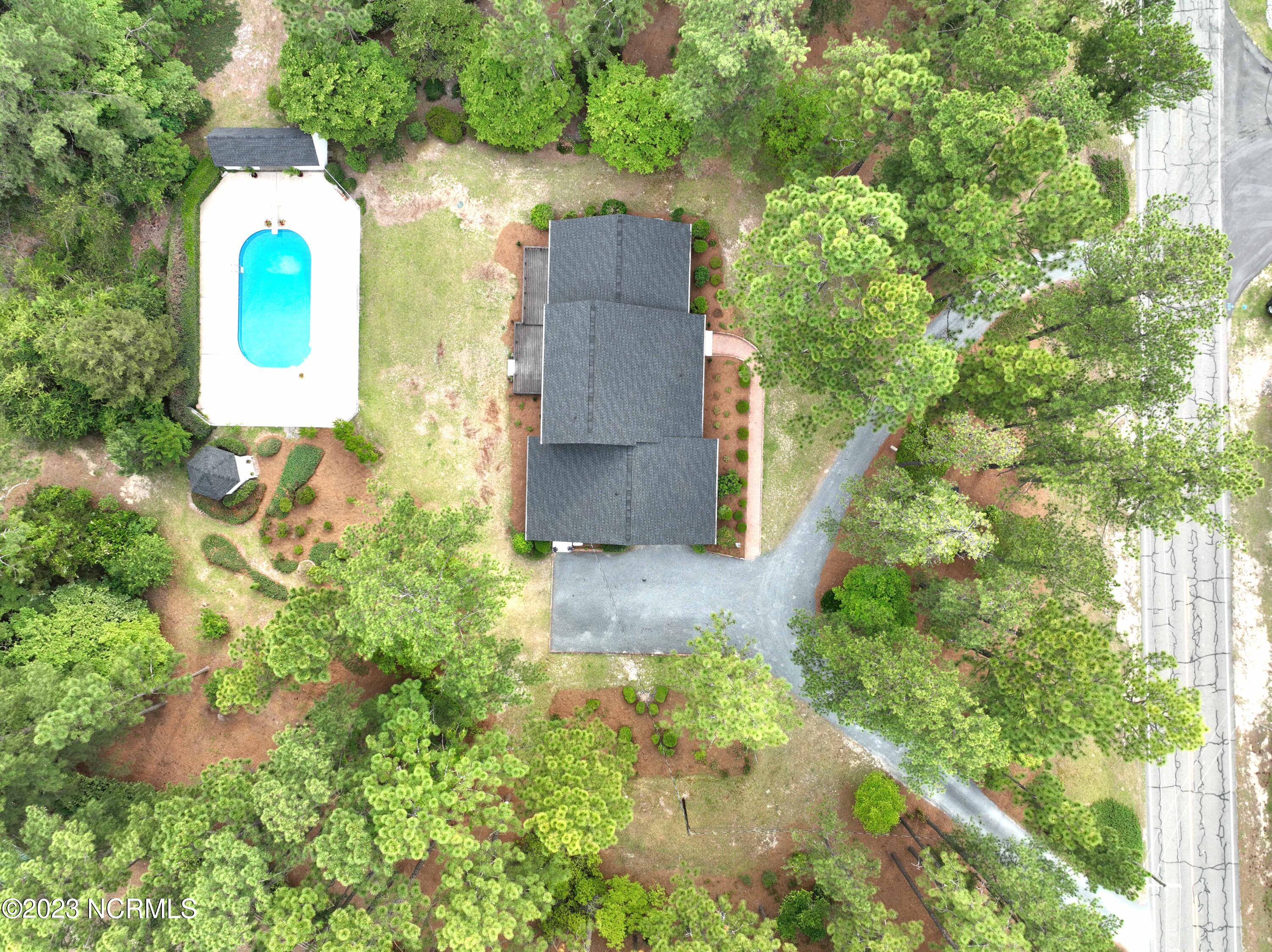281 Foxfire Road Aberdeen, NC 28315 - Photo 45 of 45 drone of property