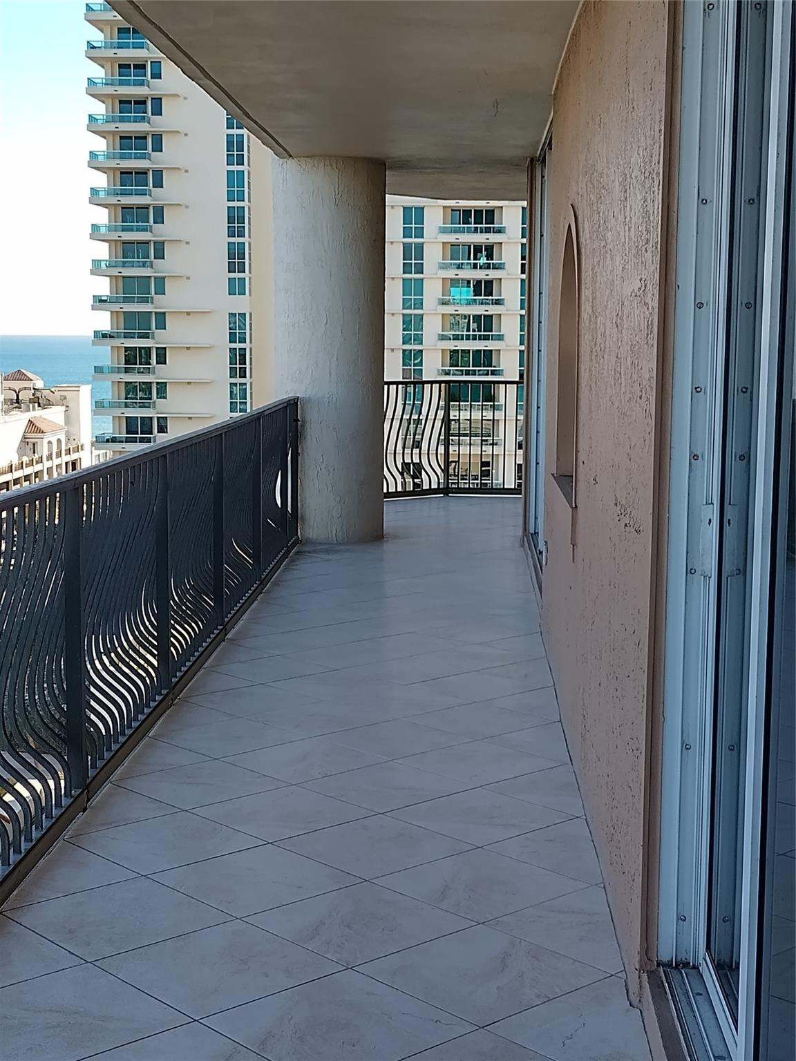 100 South Birch Road, Unit 1005D Fort Lauderdale, FL 33316 - Photo 17 of 36 Long and wide wraparound balcony