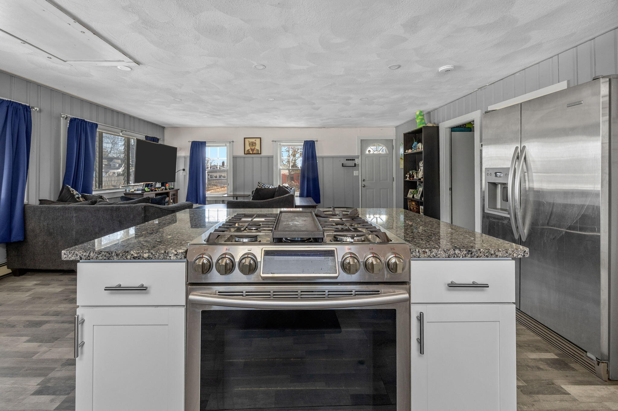 6 Pine Street Wareham, MA 02571 - Photo 14 of 32 a stove top oven sitting inside of a kitchen