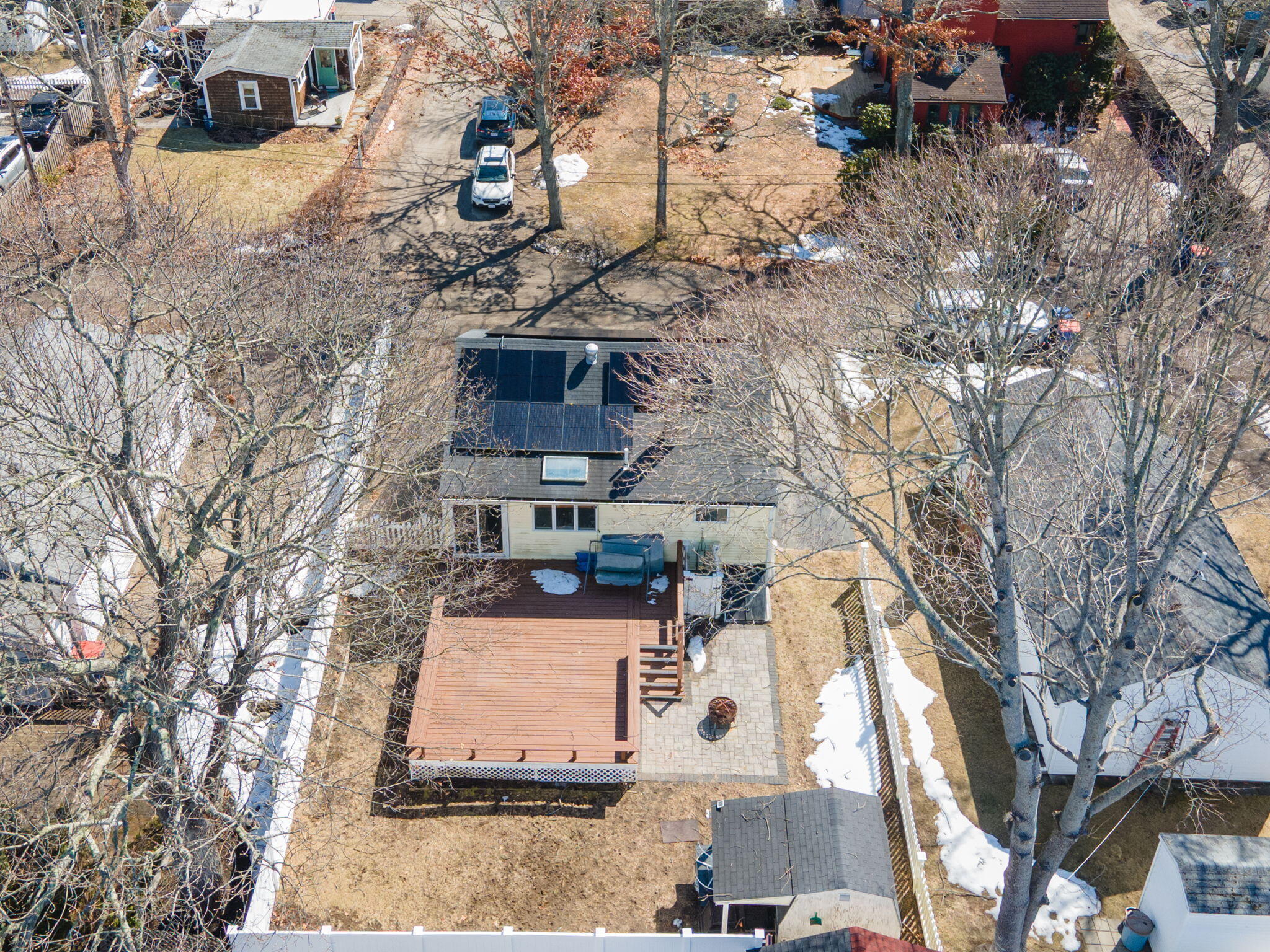 6 Pine Street Wareham, MA 02571 - Photo 27 of 32 an aerial view of residential houses with outdoor space