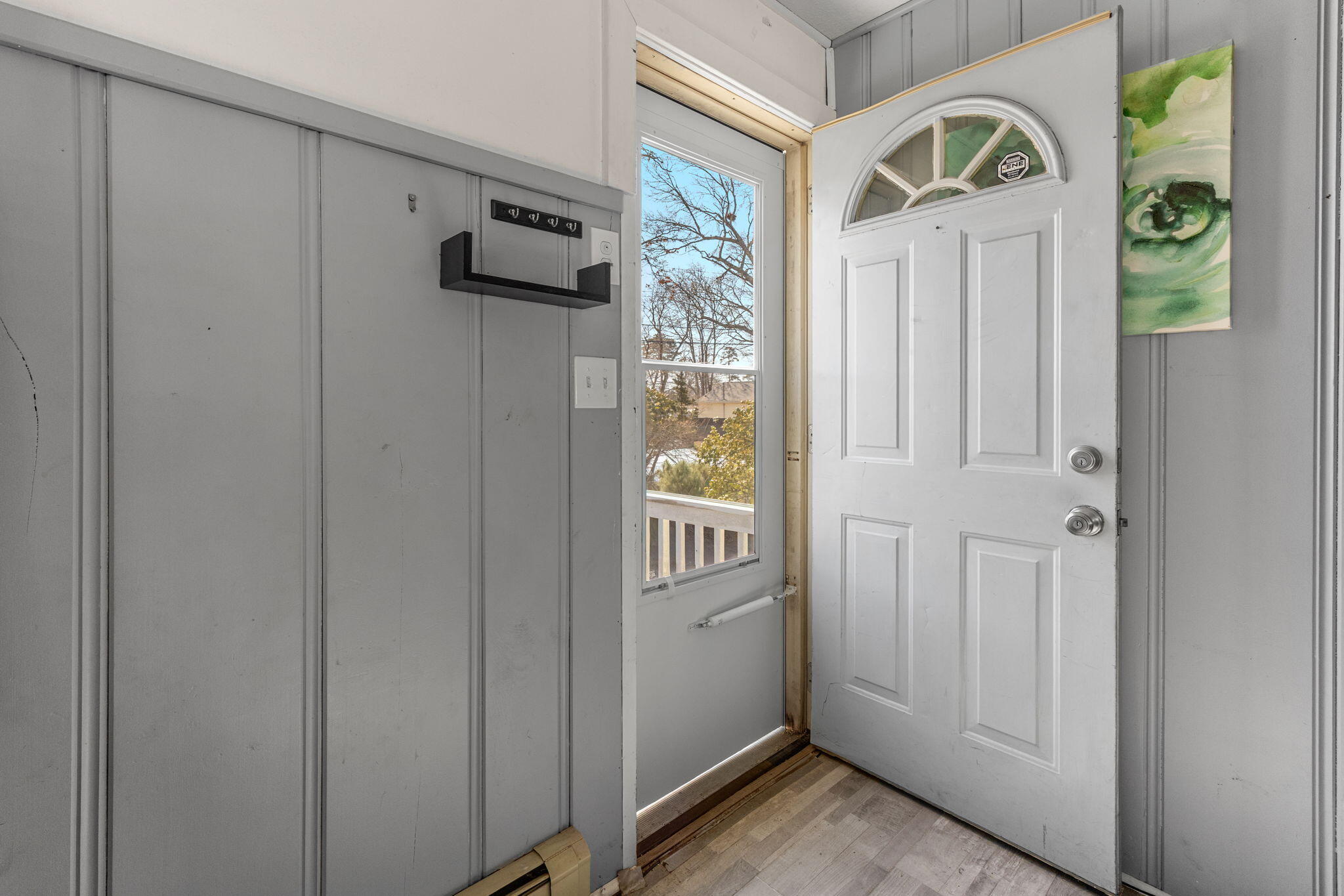 6 Pine Street Wareham, MA 02571 - Photo 7 of 32 a view of an entryway with wooden floor