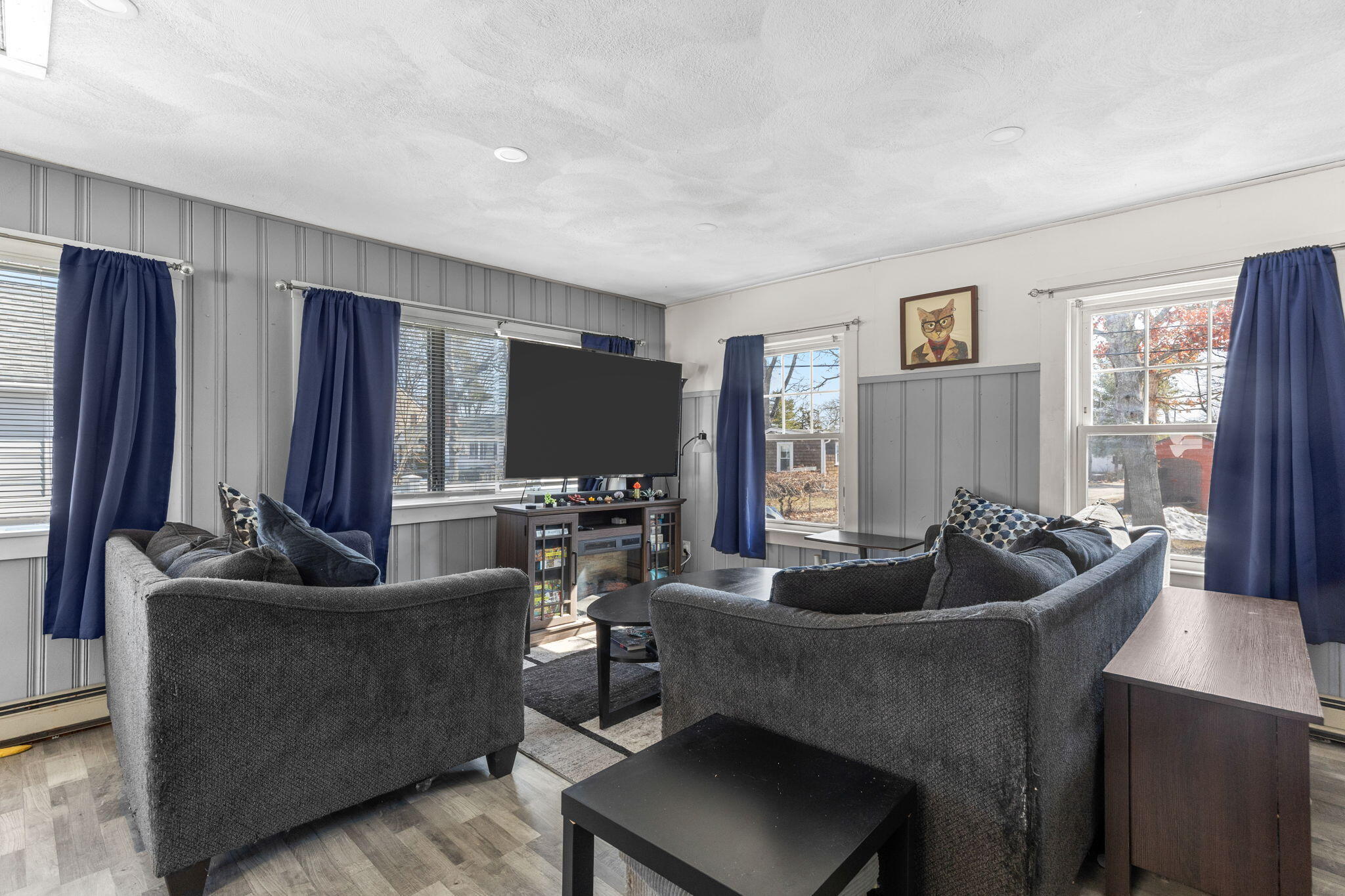 6 Pine Street Wareham, MA 02571 - Photo 8 of 32 a living room with furniture and a flat screen tv