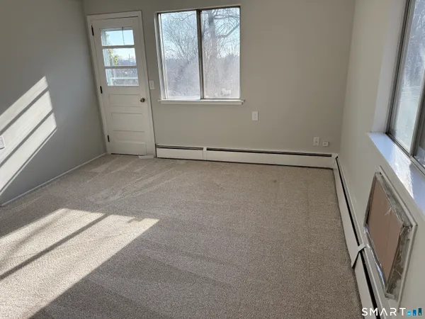 a view of a room with window