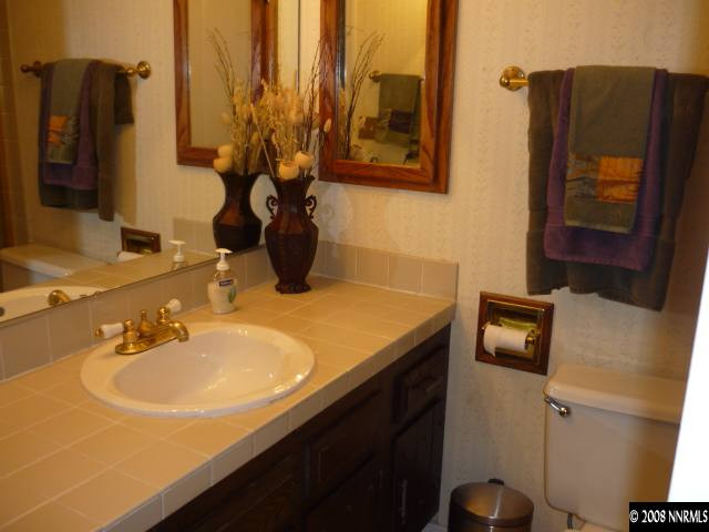 3180 Corey Drive Reno, NV 89509 - Photo 8 of 9 a bathroom with a sink and a mirror