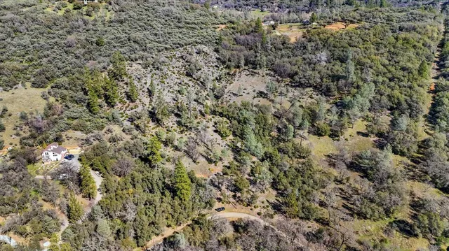 a view of a covered with green field