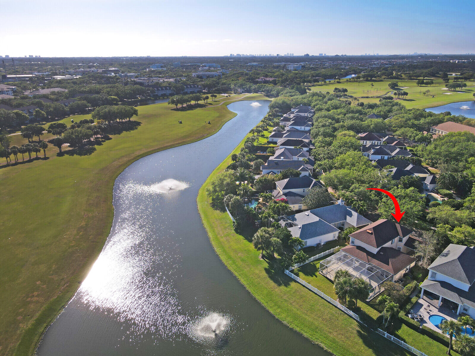 142 Barbados Drive Jupiter, FL 33458 - Photo 3 of 53 an aerial view of residential houses with outdoor space