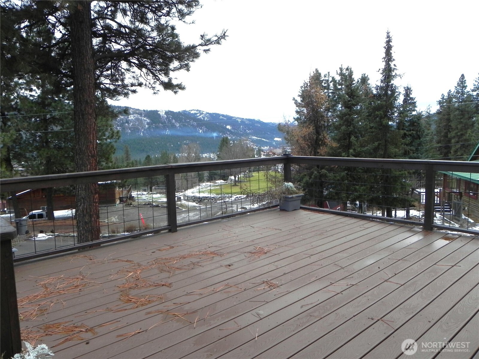 230 Silver Street Republic, WA 99166 - Photo 4 of 25 a view of wooden floor with a lake view