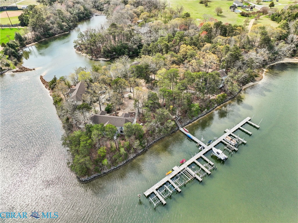 172 Sturgeon Creek Road Deltaville, VA 23043 - Photo 40 of 50 Bird's eye view of a large body of water