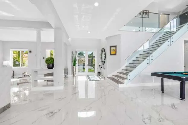 a view of entryway and hall