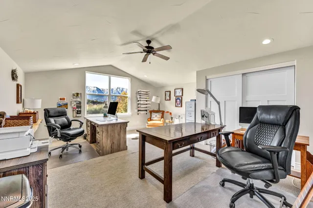 front view of a house with a patio