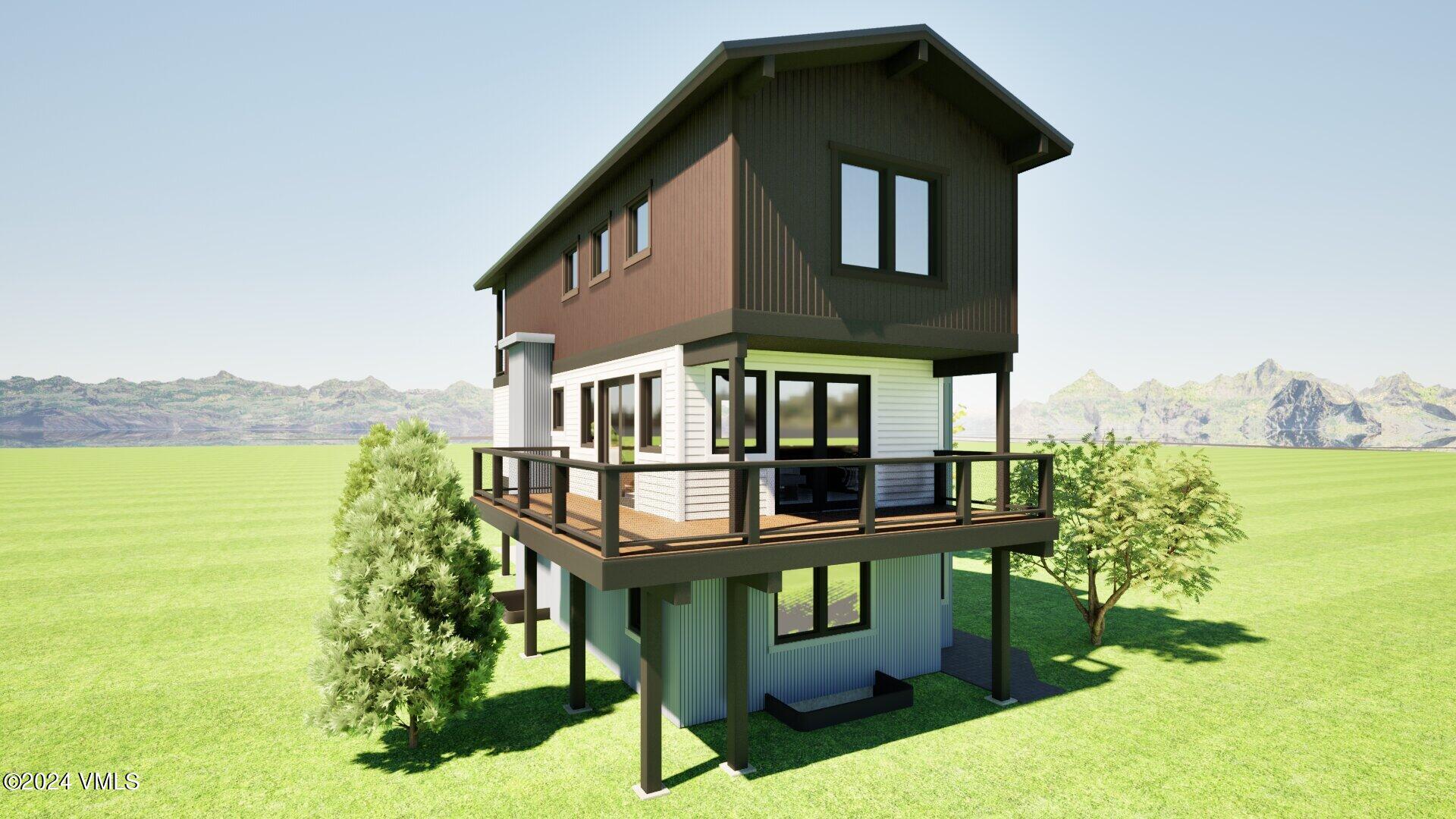 13 Belden Way Minturn, CO 81645 - Photo 4 of 6 a front view of a house with balcony