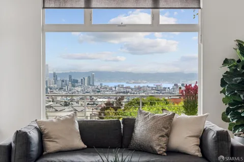 a view of a living room with a couch