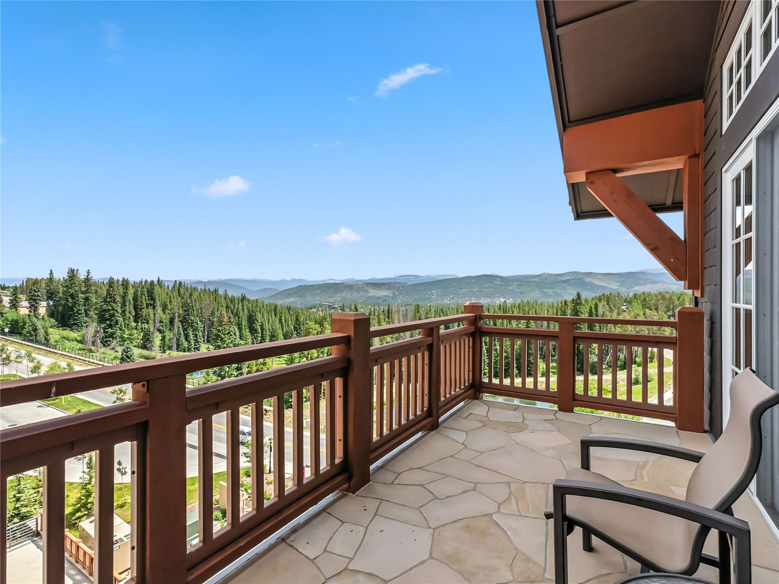 1521 Ski Hill Road, Unit 8424 Breckenridge, CO 80424 - Photo 20 of 41 a view of a balcony with lake view and mountain view