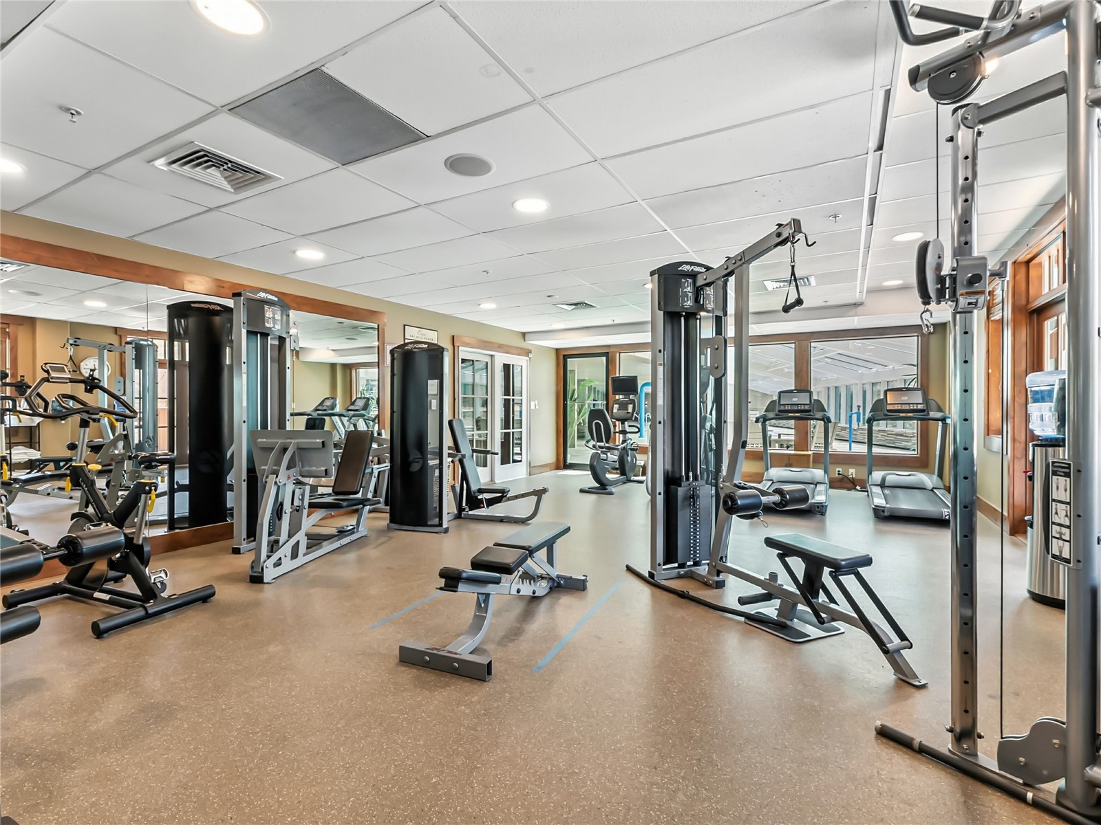 1521 Ski Hill Road, Unit 8424 Breckenridge, CO 80424 - Photo 33 of 41 a view of a room with gym equipment
