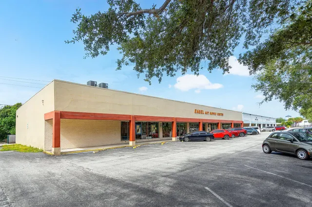 a view of a swimming pool with a yard