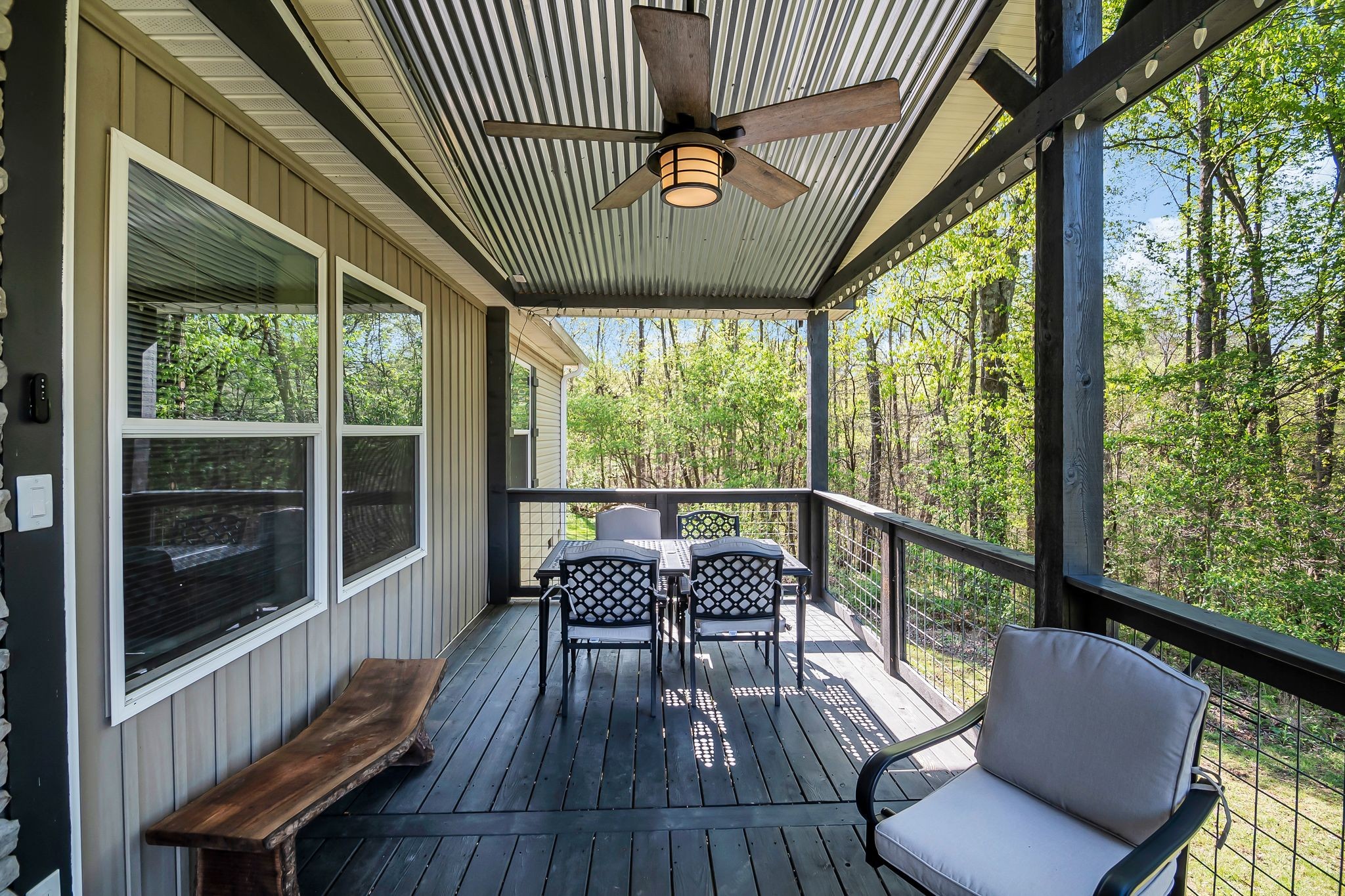 4241 Tanyard Hill Road Lynchburg, TN 37352 - Photo 4 of 50 a view of a two chairs in the balcony