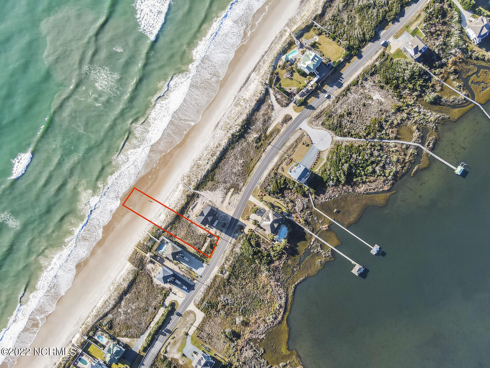 700 New River Inlet Road North Topsail Beach, NC 28460 - Photo 15 of 38 Drone Aerial