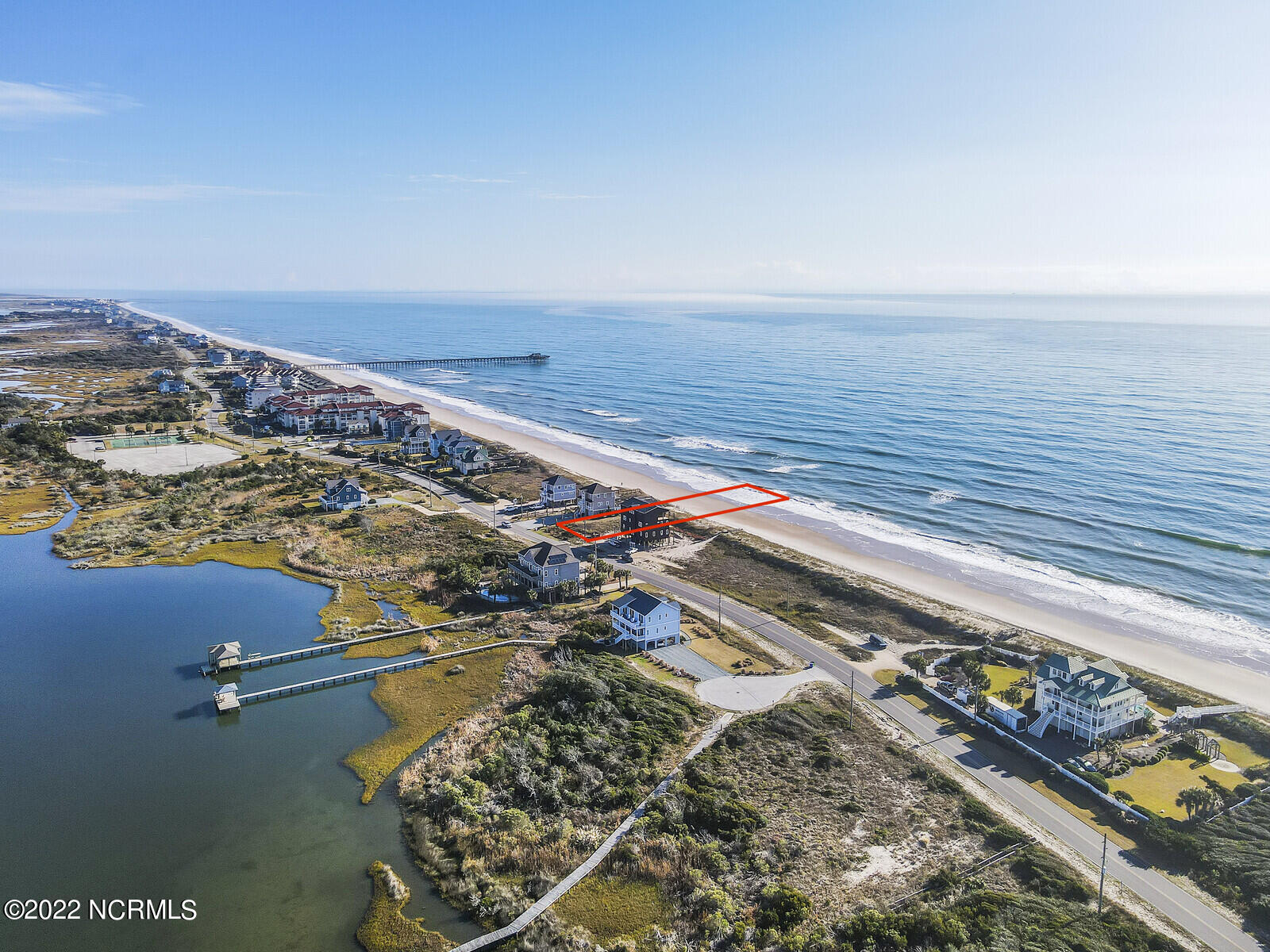 700 New River Inlet Road North Topsail Beach, NC 28460 - Photo 17 of 38 Drone Aerial