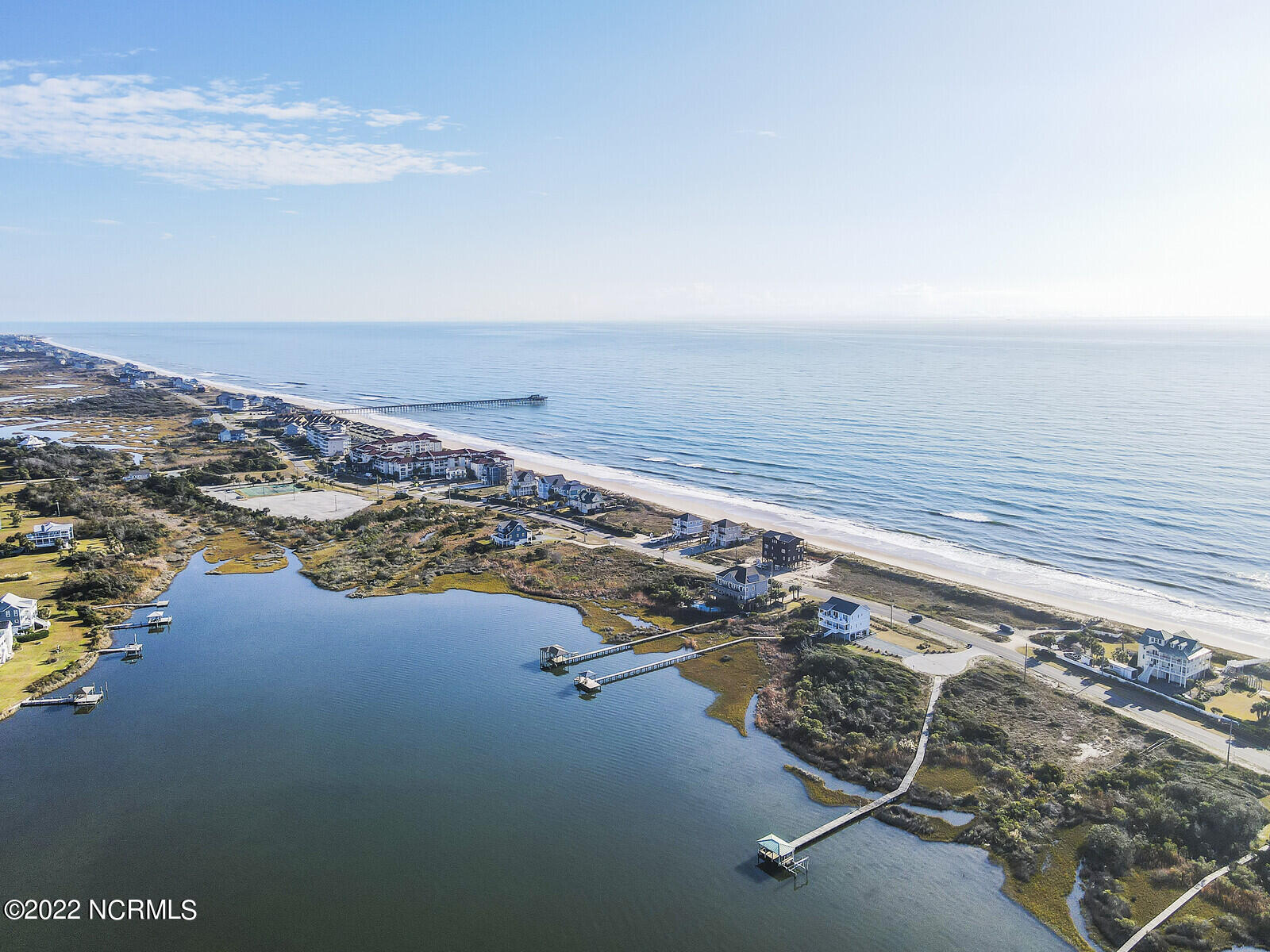 700 New River Inlet Road North Topsail Beach, NC 28460 - Photo 26 of 38 Drone Aerial