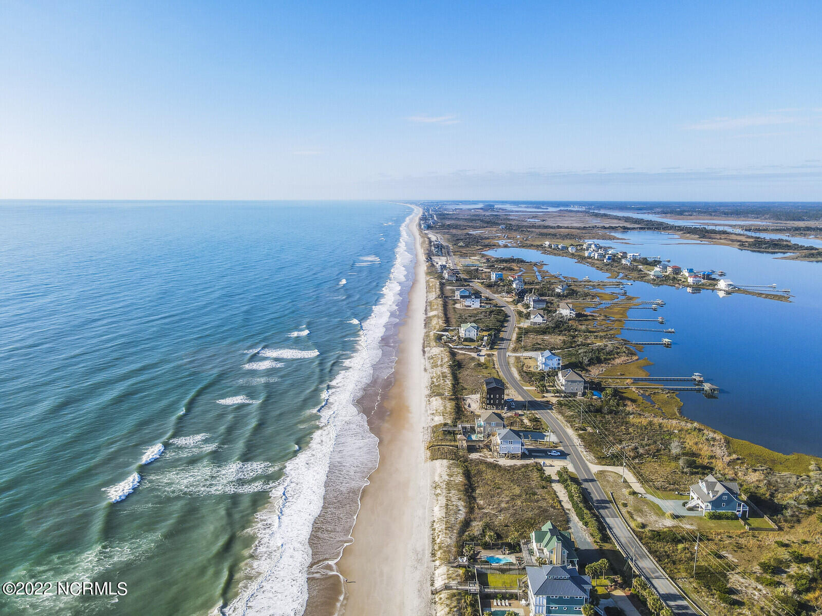 700 New River Inlet Road North Topsail Beach, NC 28460 - Photo 32 of 38 Drone Aerial
