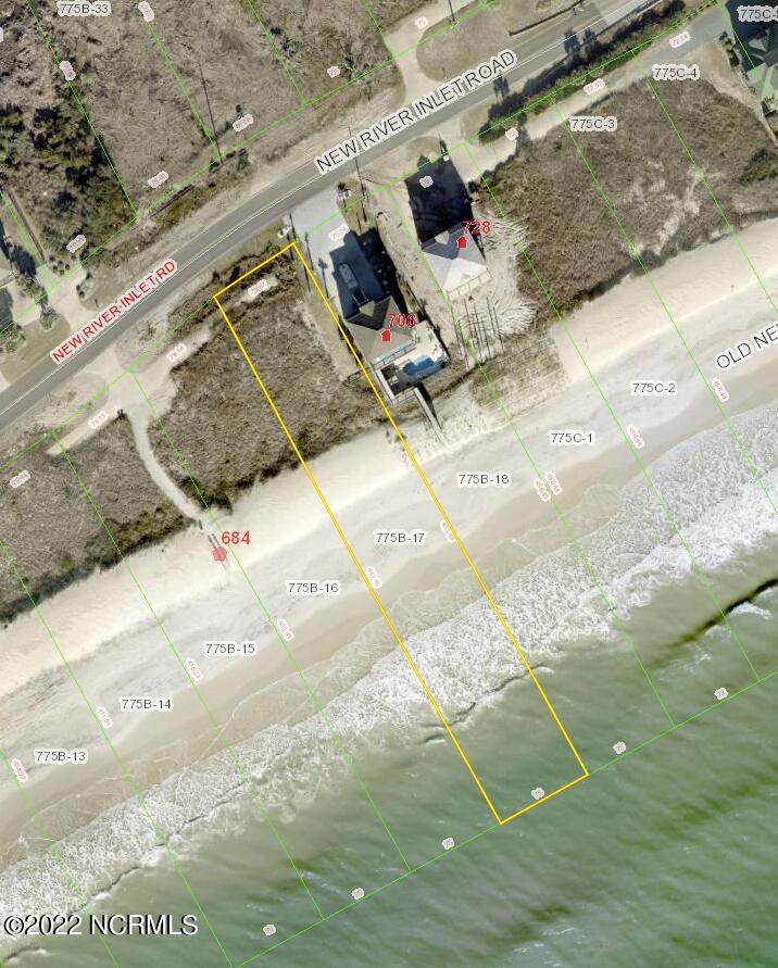 700 New River Inlet Road North Topsail Beach, NC 28460 - Photo 35 of 38 GIS Aerial