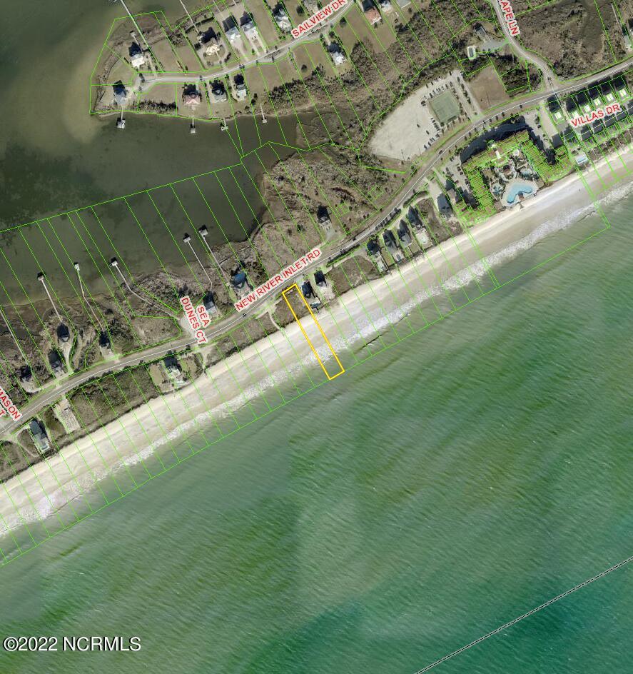 700 New River Inlet Road North Topsail Beach, NC 28460 - Photo 36 of 38 GIS Aerial