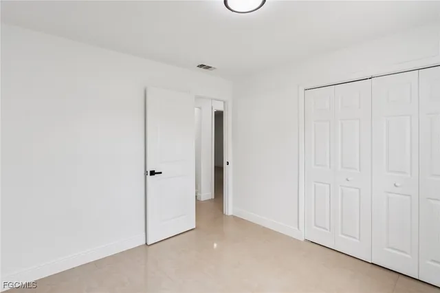 a view of an empty room