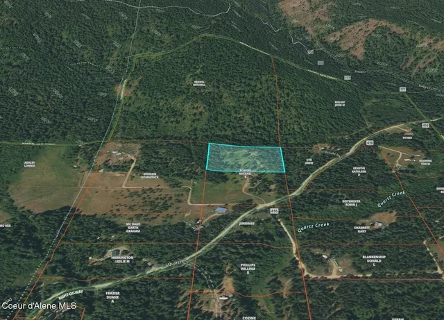 $85,000 | Nka Lower Quartz Creek Road, Priest River, ID 83856