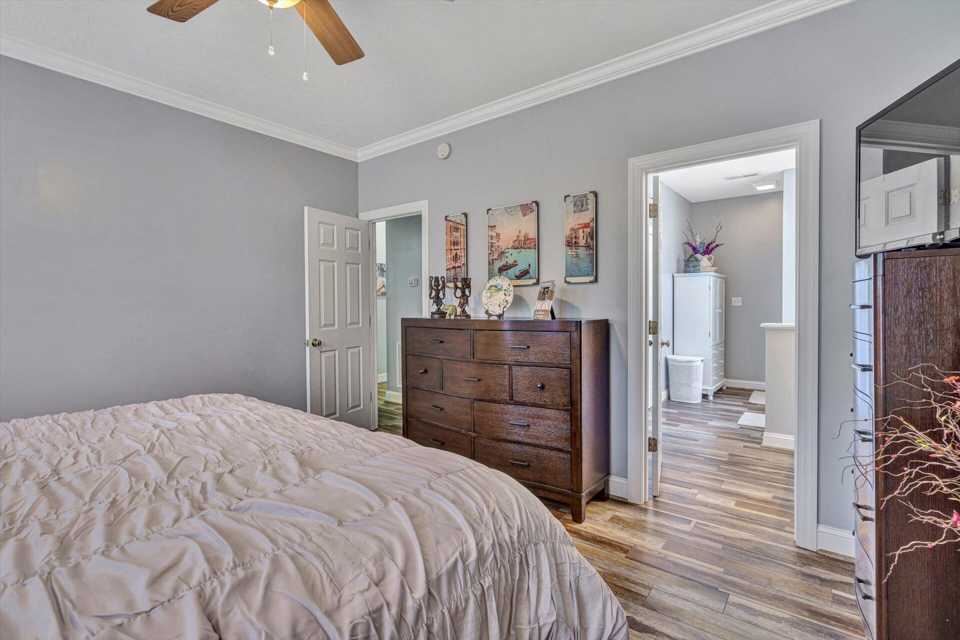 1217 Mountain View Road Vinton, VA 24179 - Photo 22 of 31 a bedroom with a bed and a dresser