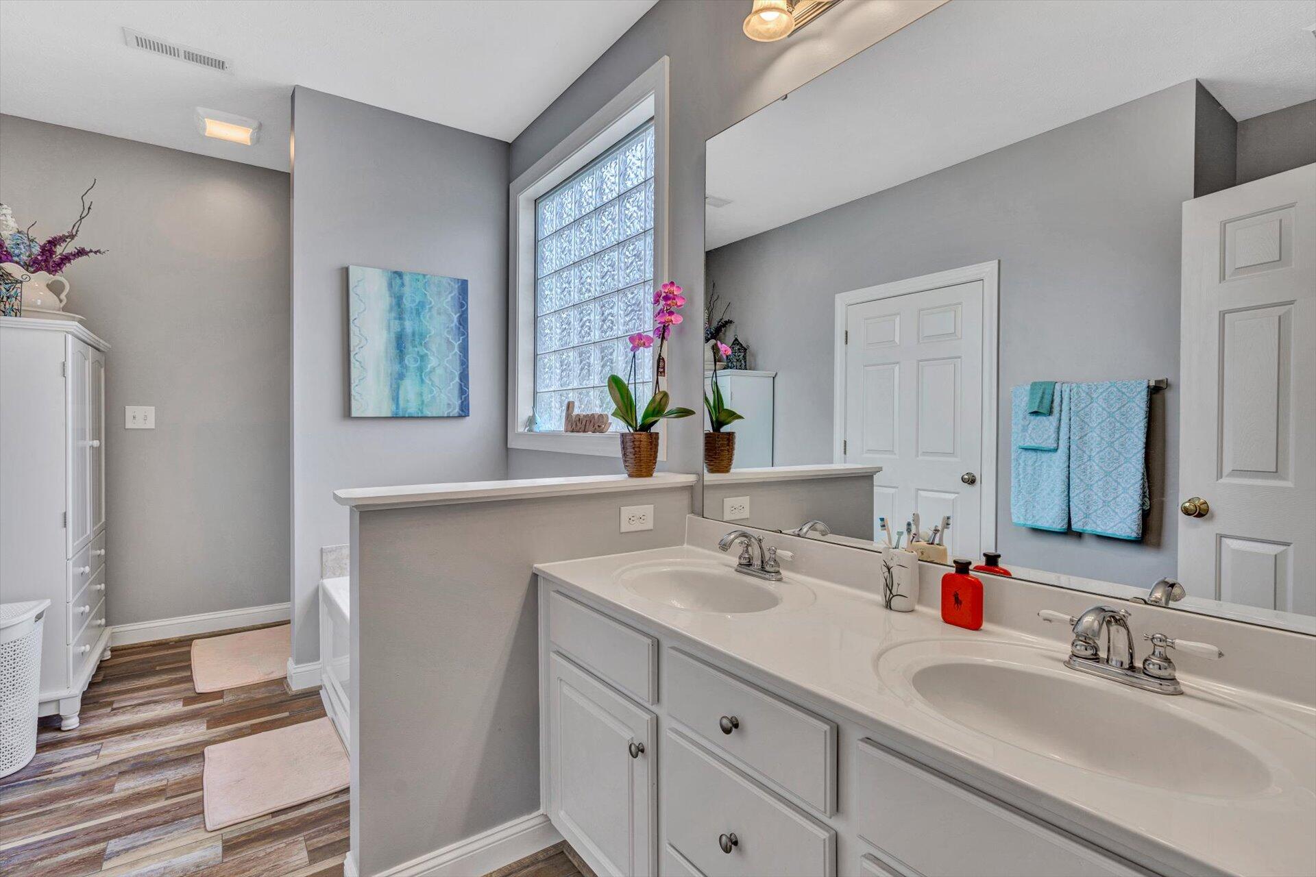 1217 Mountain View Road Vinton, VA 24179 - Photo 23 of 31 a bathroom with a sink and a mirror