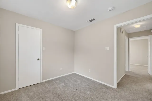 a view of an empty room