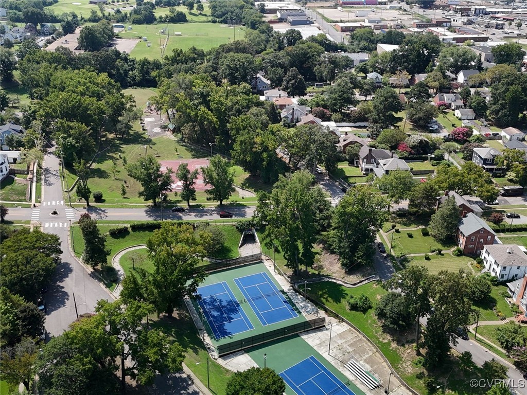 109 Overbrook Road Richmond, VA 23222 - Photo 45 of 47 an aerial view of residential houses with outdoor space