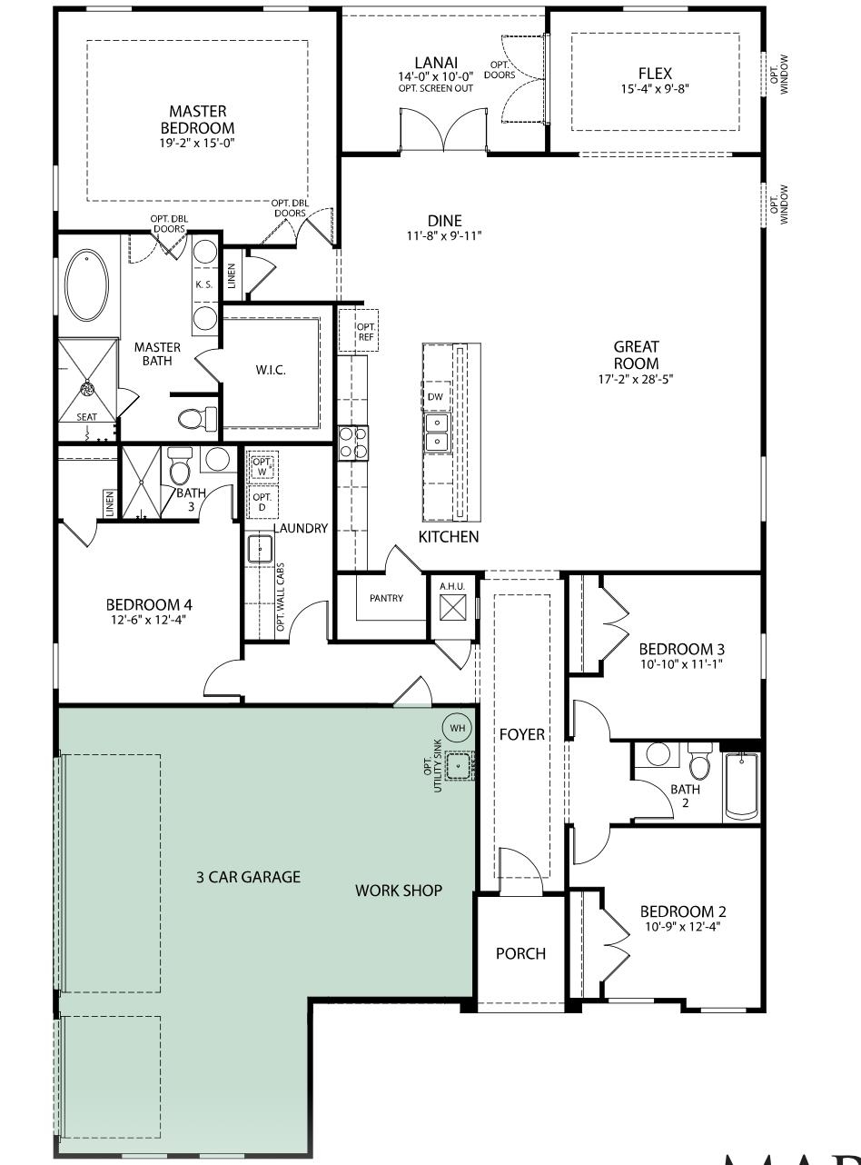 15558 Enchantment Lane Silverhill, AL 36576 - Photo 2 of 2 Floor plan