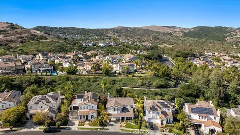 an aerial view of a city with lots of residential buildings