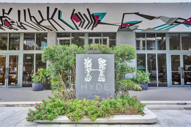 a front view of a multi story residential apartment building